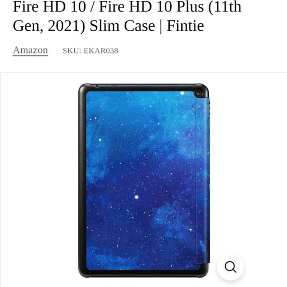 Fintie Fire HD 10 Slim Case Starry Sky Design - Picture 1 of 9